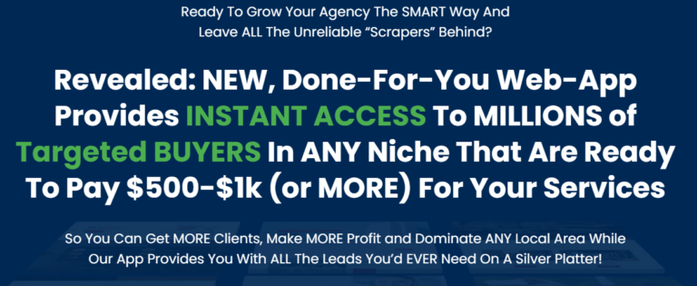 Done-For-you Leads in ANY Niche
